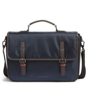 Ted Baker London Navy Cattar Messenger Bag